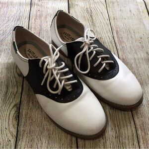 Eastland Black and White Women's Loafers